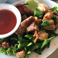 เมนูของร้าน ข้าวเลือดหมู