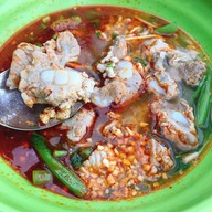 เมนูของร้าน อาหารบ้านน้องซออุล ข้างธนาคารกรุงเทพ สาขาบ้านบึง ( ร้านข้าวต้มกระดูกอ่อน )