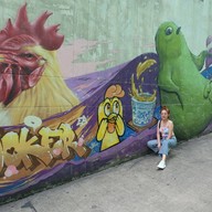 Yala bird city street art