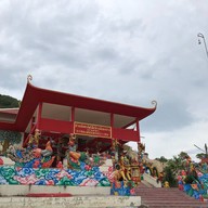 บรรยากาศ ตำหนักพระโพธิสัตว์กวนอิม 84 ปาง เขาเทวดา