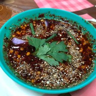 เมนูของร้าน ส้มตำสากยาวตาแมว