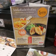 เมนู Tops at Taste Ruamchok Mall Chiangmai