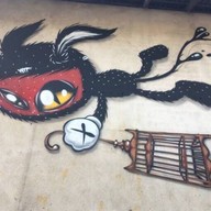 Yala bird city street art