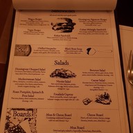 เมนู Hemingway’s Bangkok