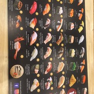 เมนู Shinkanzen Sushi เมเจอร์ รัชโยธิน