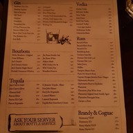 เมนู Hemingway’s Bangkok