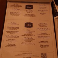 เมนู Hemingway’s Bangkok