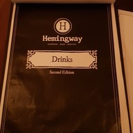 เมนู Hemingway’s Bangkok