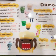 เมนู Domo-kun Cafe The Market Bangkok