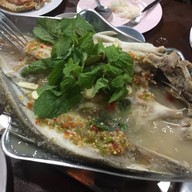 เมนูของร้าน บ.กุ้งเผา