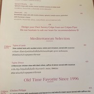 เมนู Crepes & Co. หลังสวน