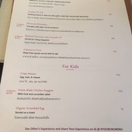 เมนู Crepes & Co. หลังสวน