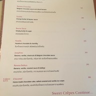 เมนู Crepes & Co. หลังสวน