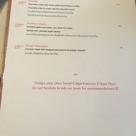 เมนู Crepes & Co. หลังสวน