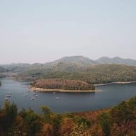 บรรยากาศ อ่างเก็บน้ำห้วยกระทิง