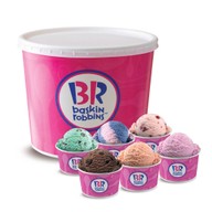 เมนูของร้าน Baskin Robbins เซ็นทรัลแจ้งวัฒนะ