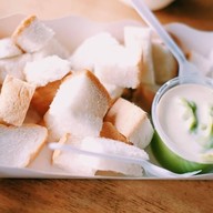 เมนูของร้าน บ้านนมสด (ข้าวหมูทอดต้นซอย)