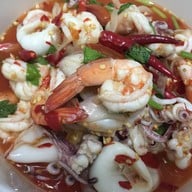 เมนูของร้าน ราชาเมี่ยงปลาเผา เจ๊กุ้ง รามคำแหง (Ramkhamhaeng)