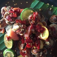 เมนูของร้าน ตำปากเปิด หาดวอนภา