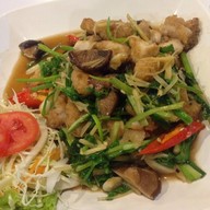 เมนูของร้าน อุดมซีฟู้ดหนองคาย