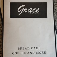 เมนู Grace the fine bakery