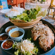 เมนูของร้าน วัดเทพฯ เมี่ยงปลาเผา