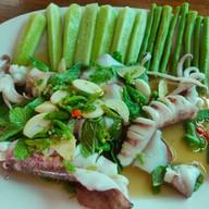 กุ้งอบ ชูชกยิ้ม เขาย้อย