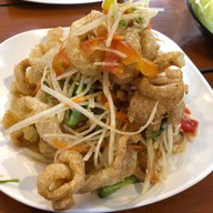 เมนูของร้าน ส้มตำโซลาว ศิริมังคลาจารย์