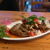 เมนูของร้าน น้องเอยปลาเผา