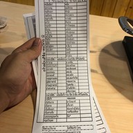 เมนู Shabu Na-more ชาบูหน้ามอ สาขา1