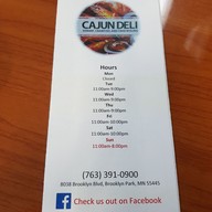 เมนู Cajun Deli