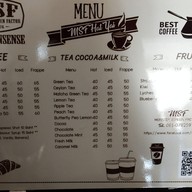 เมนู Msf Coffee & T-shirt