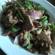 เมนูของร้าน ลาบป้านอม