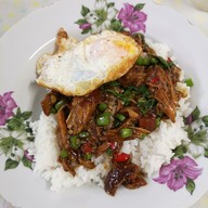 เมนูของร้าน ขาหมูบ่อนไก่ ร้านระเบียงทอง บ่อนไก่ ลุมพินี