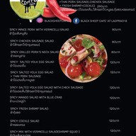 เมนู Black Sheep Cafe' Ladprao18