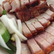 เมนูของร้าน ร้านสุชินเป็ดย่าง ( ข้าวหน้าเป็ด บะหมี่เป็ด หมูแดง หมูกรอบ ) ประชาราษฎร์บำเพ็ญ 24