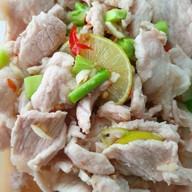 เมนูของร้าน น้องสองสาว อาหารตามสั่ง