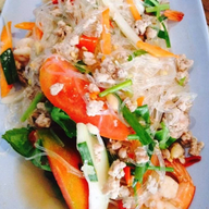 เมนูของร้าน ราดหน้ายอดผักบ้านบดินทร์ ลาดพร้าว 112