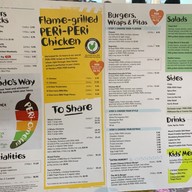 เมนู Nando’s  Kent Street Sydney