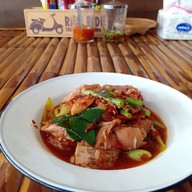 เมนูของร้าน ขาหมูนาพร้าว