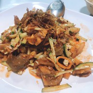 เมนูของร้าน ยาใจ หมูจิ้มจุ่มพม่าไม้ละ 1 บาท
