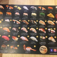เมนู Shinkanzen Sushi เมเจอร์ รัชโยธิน