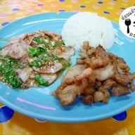 เมนูของร้าน พ่อค้าแซ่บแยกสวนผัก