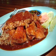 เมนูของร้าน ข้าวขาหมูเยอรมัน (แห่งเดียวในโลก)