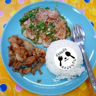 เมนูของร้าน พ่อค้าแซ่บแยกสวนผัก