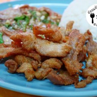เมนูของร้าน พ่อค้าแซ่บแยกสวนผัก