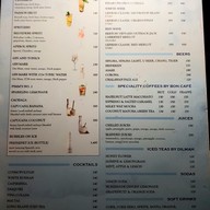 เมนู Rooftop Bar U Jomtien Pattaya