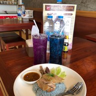 เมนูของร้าน ข้าวมันไก่นายปอ บ้านโป่ง