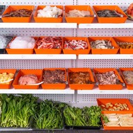 เมนูของร้าน หมูน้อยจิ้มซัง ชาบูบุฟเฟ่ต์