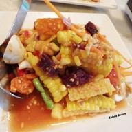 เมนูของร้าน ส้มตำคุณกัญจณ์